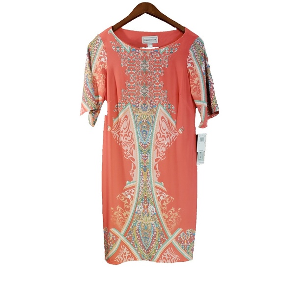 Chelsea Suite Dresses & Skirts - Chelsea Suite Coral Tunic Dress Size 8